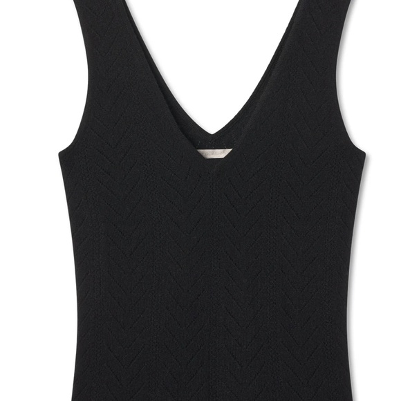 💎Naked Cashmere ALEXIA POINTELLE V-NECK TANK! NEW WITHOUT TAGS! STUNNING! SOFT!! - Picture 5 of 13